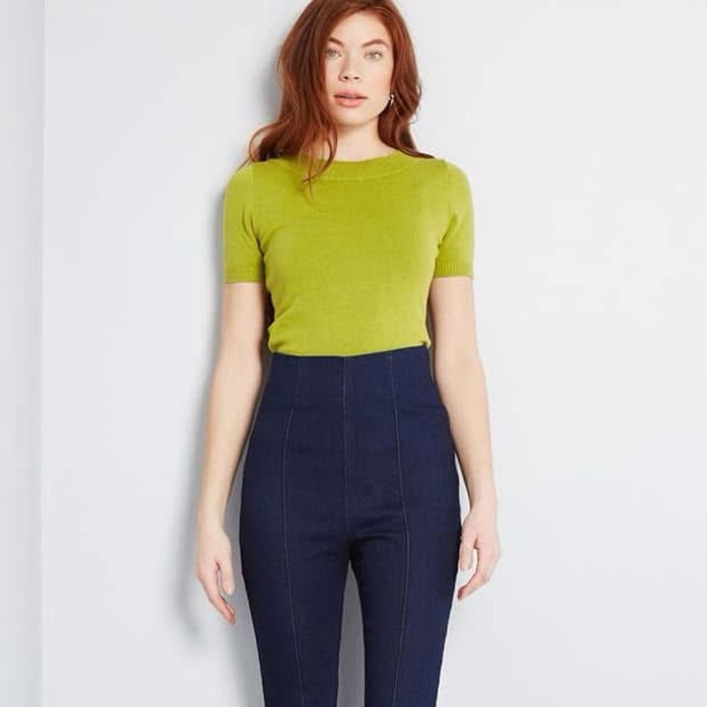 Collectif x MC A Swift Fit Short-Sleeved Sweater